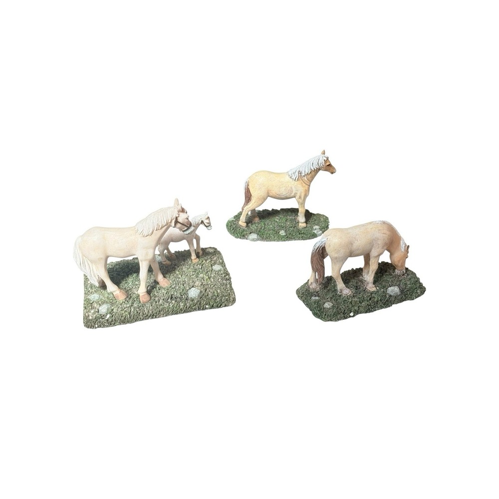 Lang & Wise Collectible‎ COLONIAL WILLIAMSBURG SET OF 3 HORSES No Box Preowned - Picture 5 of 8